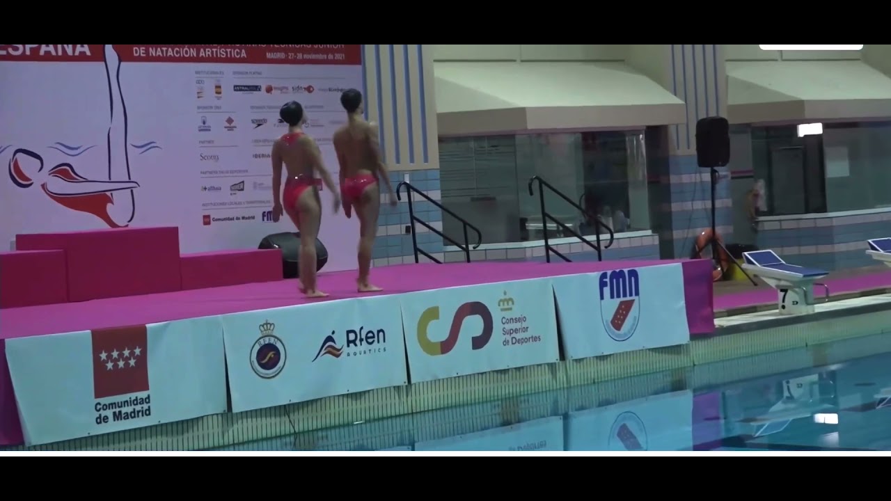 Duo Mixto_ CESP Natación artística _ Madrid 2021_  Oro