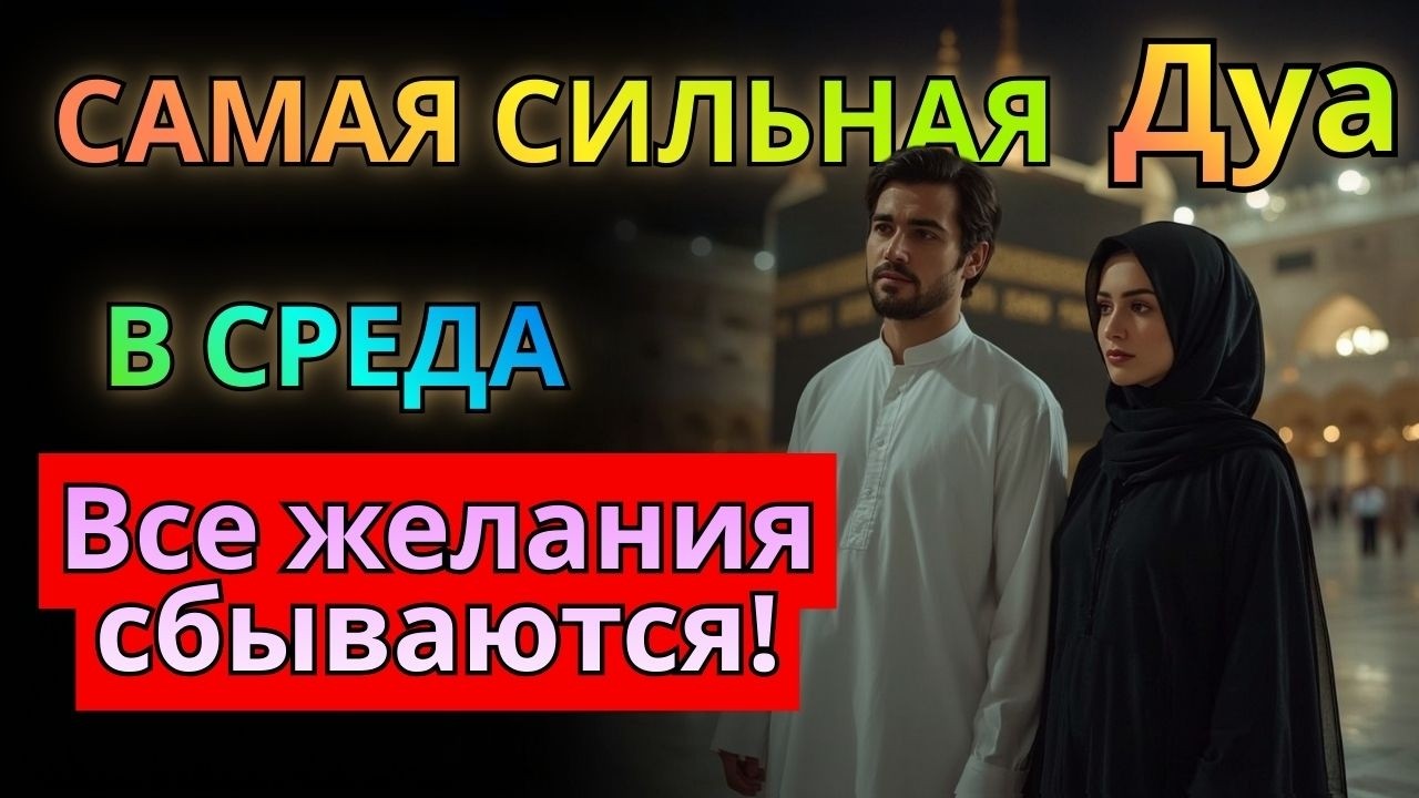 💕Дуа в СРЕДА Все желания сбываются! #дуа