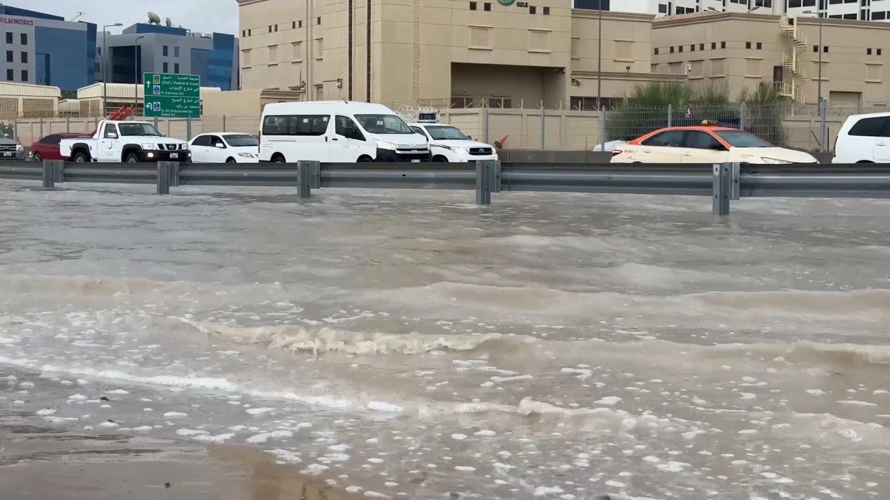 Heavy rain sweeps across Dubai and the wider United Arab Emirates
