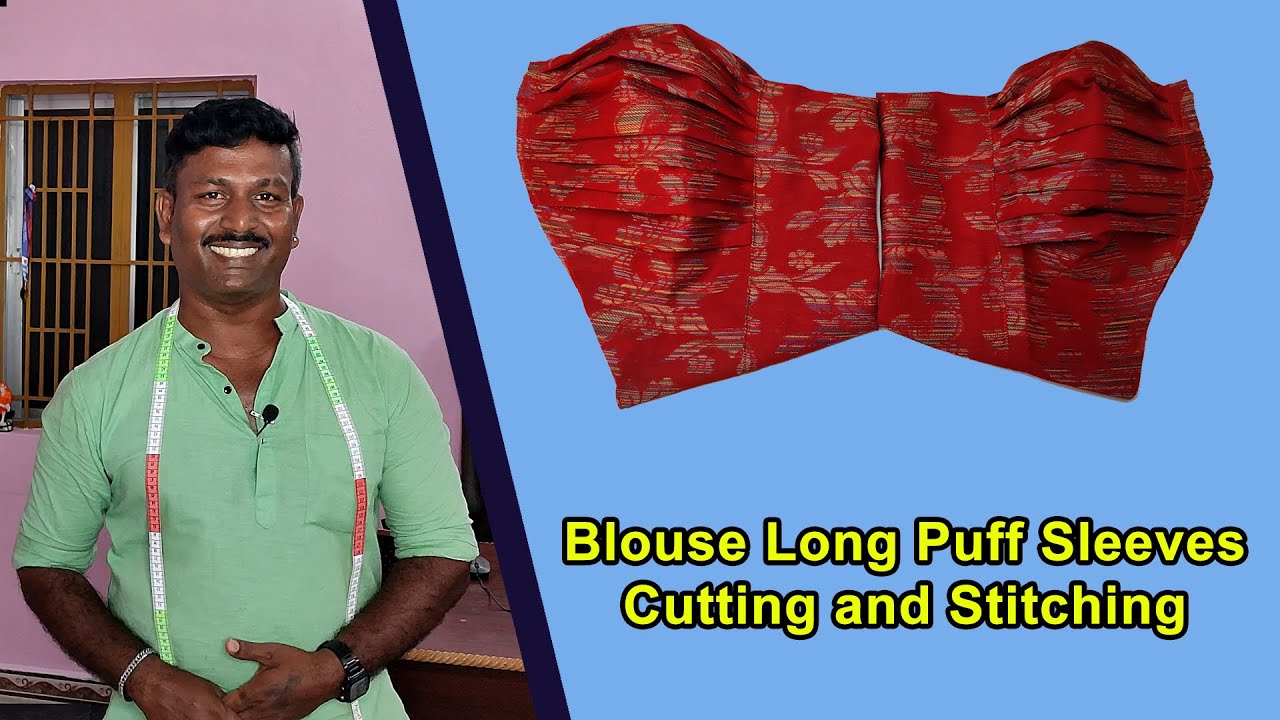 Blouse Long Puff Sleeve Cutting And Stitching | Tailor Bro