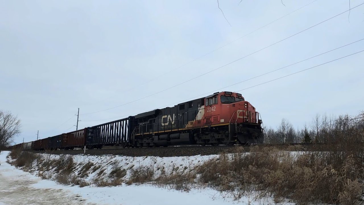 Canadian National  -  Eastbound Freight Train    11 Feb 26