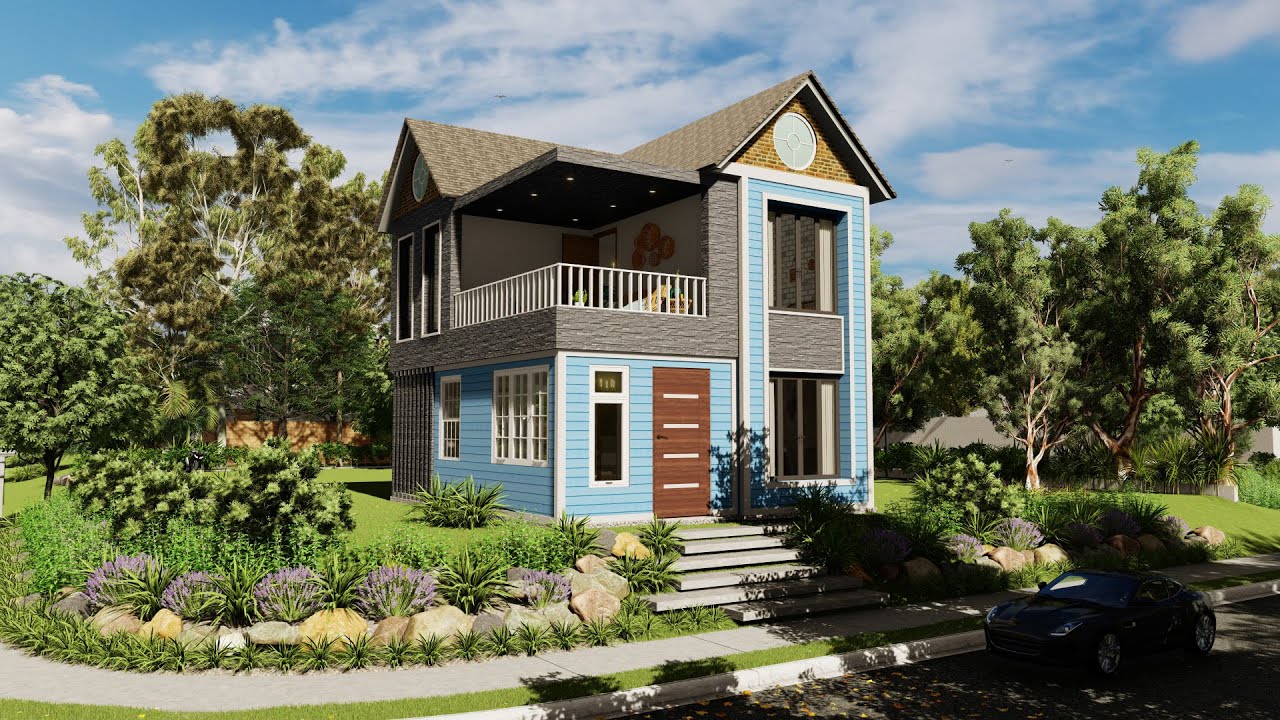 Tiny House Design: 3 Bedrooms in 6x7 Meters