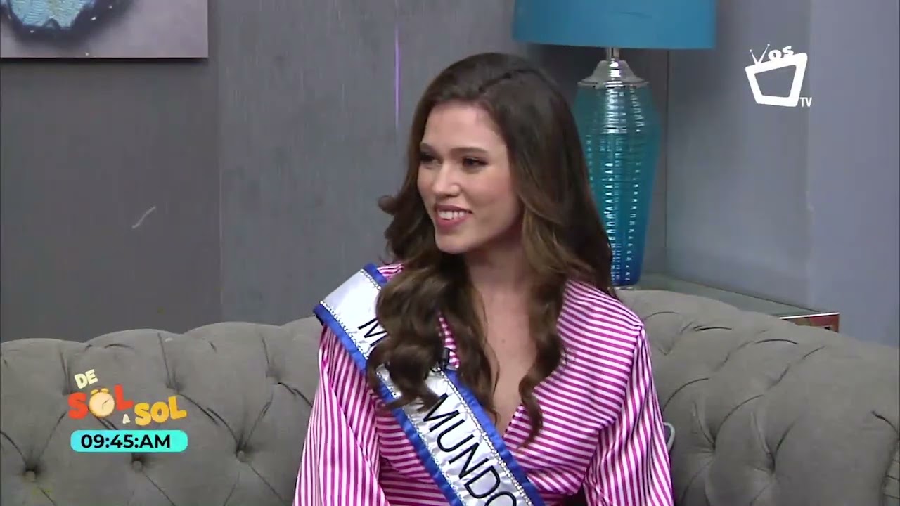 Daniela de Smet, Miss Mundo 2022, nos detalla sus actividades como reina de belleza
