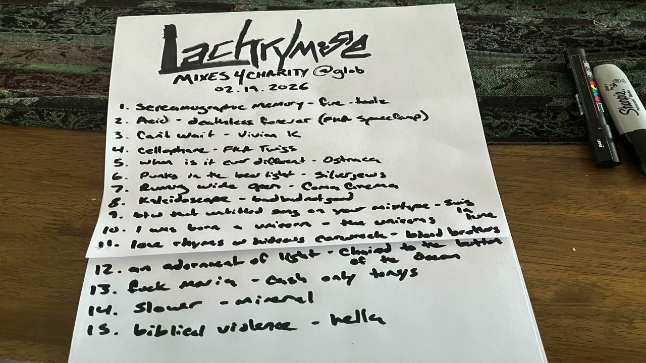 lachrymose - mixes4charity (room audio)