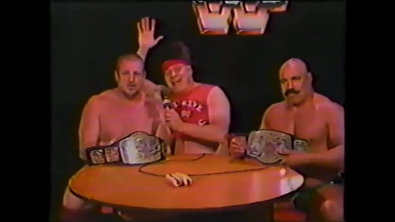 Le Brunch a Pat Patterson with Iron Sheik & Nikolai Volkoff (May 1985)