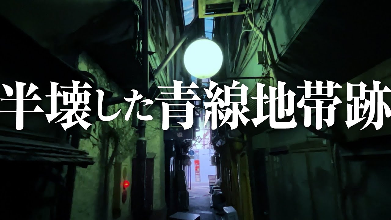 【 半壊した私娼窟 】立石　呑んべ横丁（4K　戦後　青線地帯跡　つげ義春  レトロ商店街