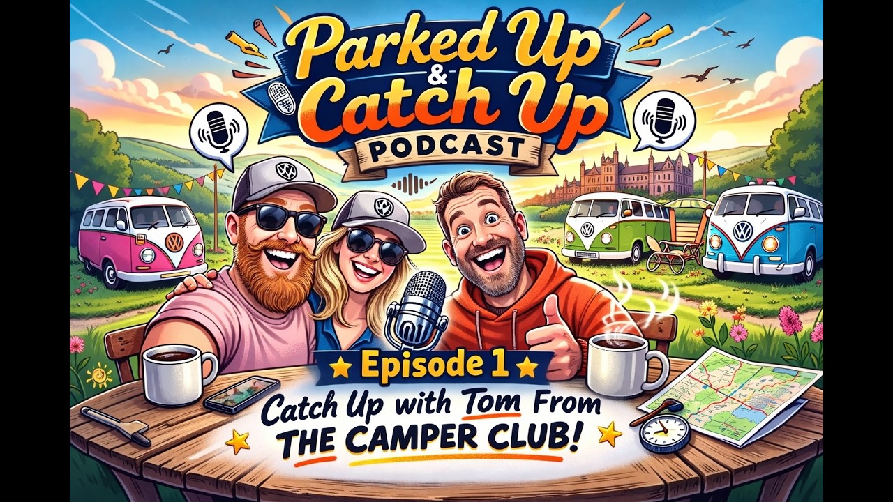 Parked up & Catch Up Podcast - Episode 1 Tom From The Camper Club.