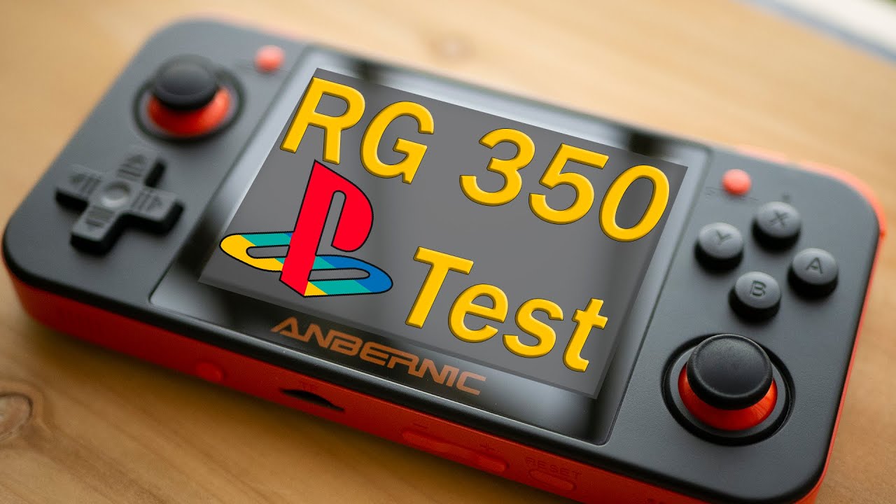 The New Retro Game 350 - PSX Test! (RG350)