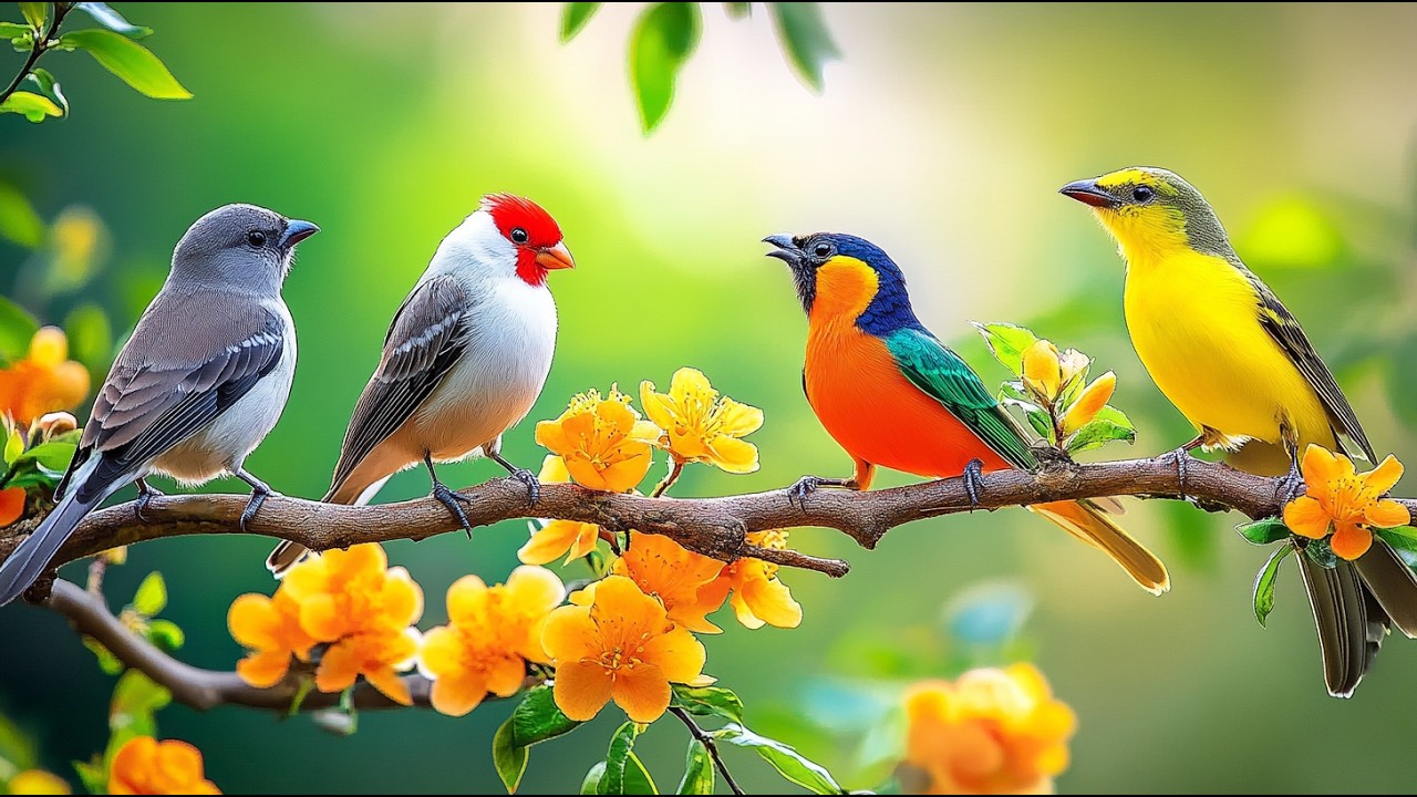 Natures Cure Birdsong 🕊️🕊️🕊️ & Piano for Stress Relief NOW