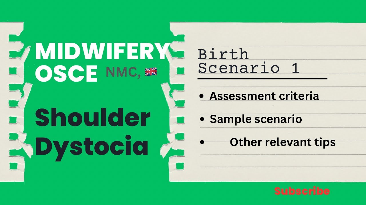 Shoulder dystocia Skill station Midwifery OSCE