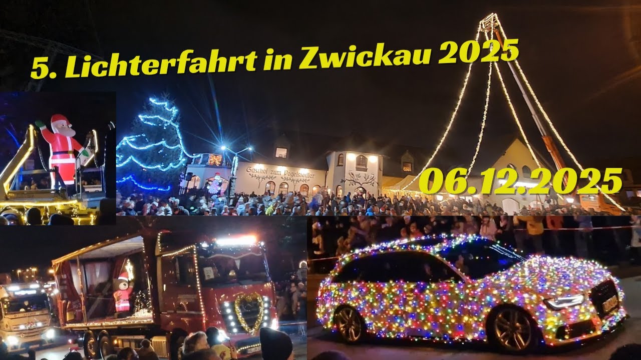 Lichterfahrt in Zwickau | 06.12.2025 | ⛄️🎅