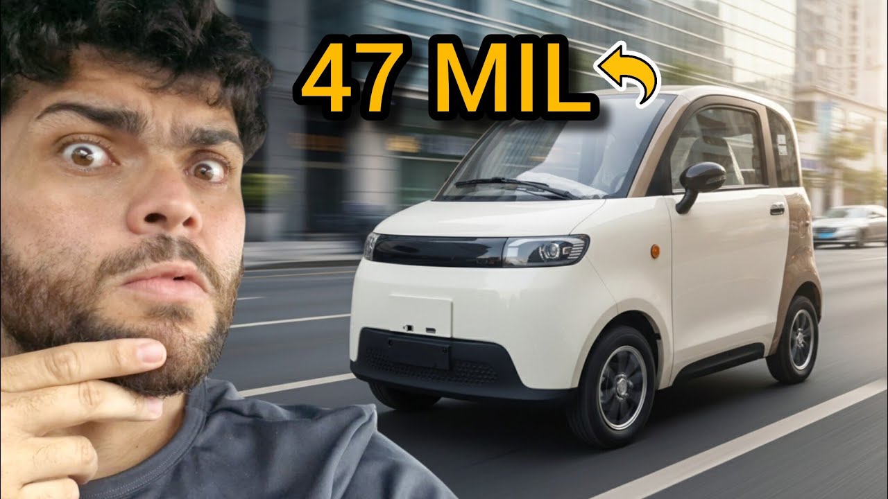 MINI CARRO ELÉTRICO CHEGA AO BRASIL EM 2026 COM MENOR PREÇO JÁ VISTO