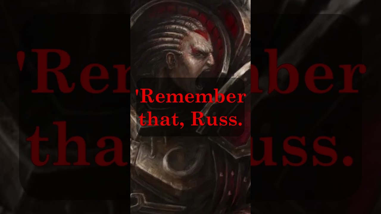 Angron Talk Of His Fight Against Russ From Betrayer By Aaron Dembski-Bowden