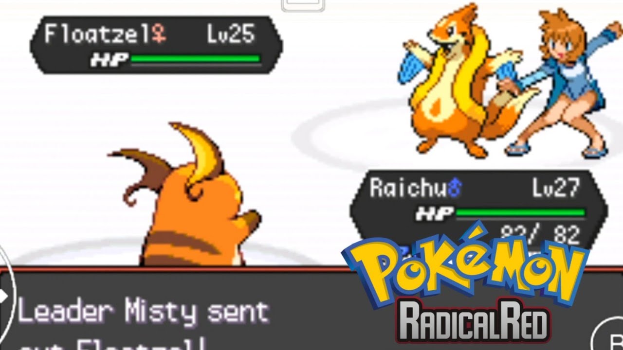 Best Team to Defeat Misty | Pokemon Radical Red