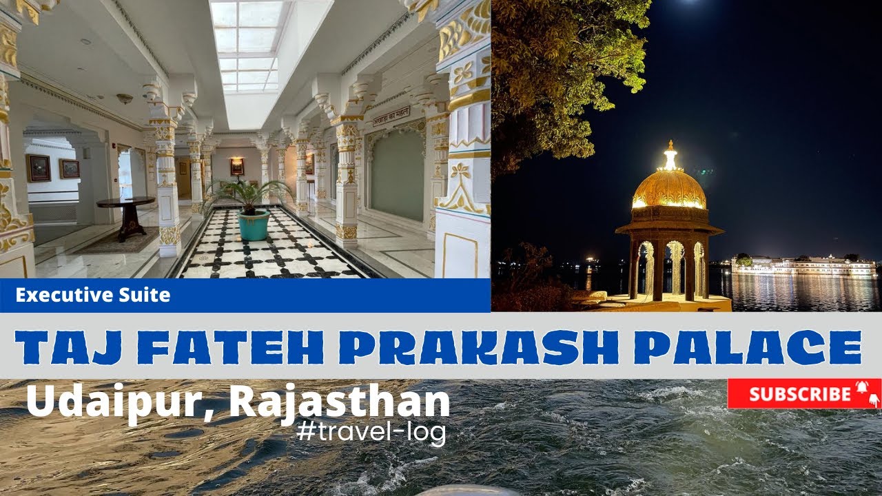 Taj Fateh Prakash Palace in Udaipur | City palace Udaipur and Lake Pichola boating Travel vlog