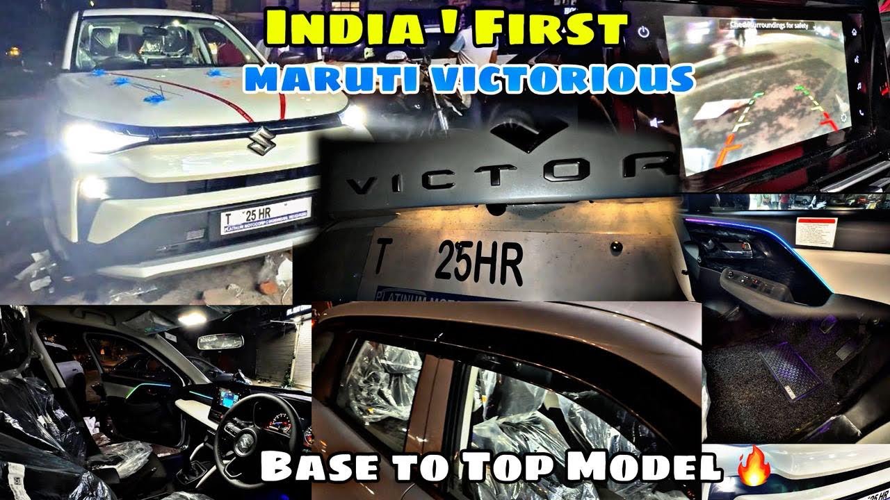 MARUTI VICTORIOUS😳india's first modification❤️‍🔥 with Fog light, ambient light, back camera, damping