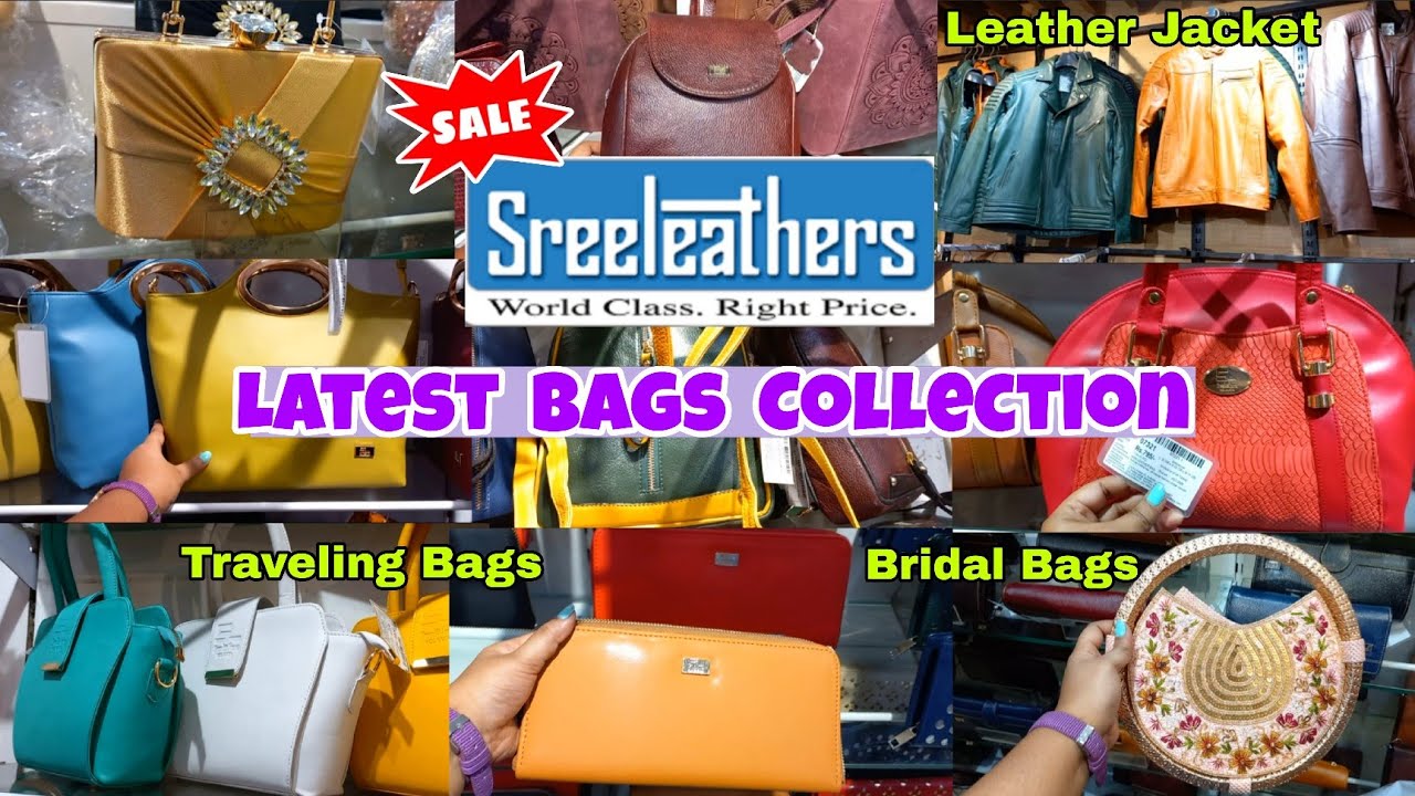 Sreeleathers Latest Bag Collection💥 | Leather jacket | Newmarket Sreeleathers Bag Collection 
