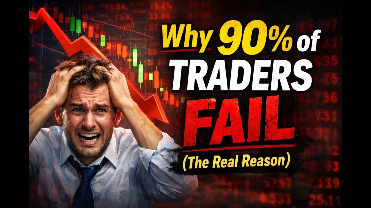 Why 90% of Traders  Fail (The Real Reason)