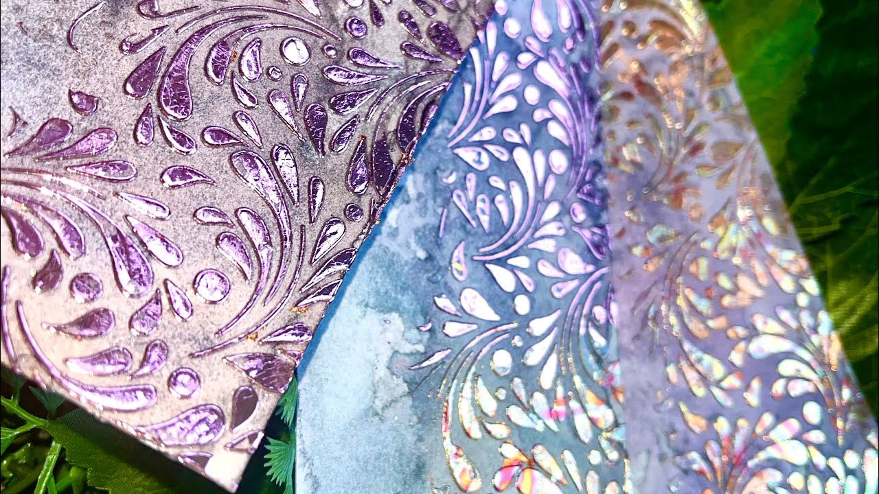 This new embossing technique is beautiful 😍