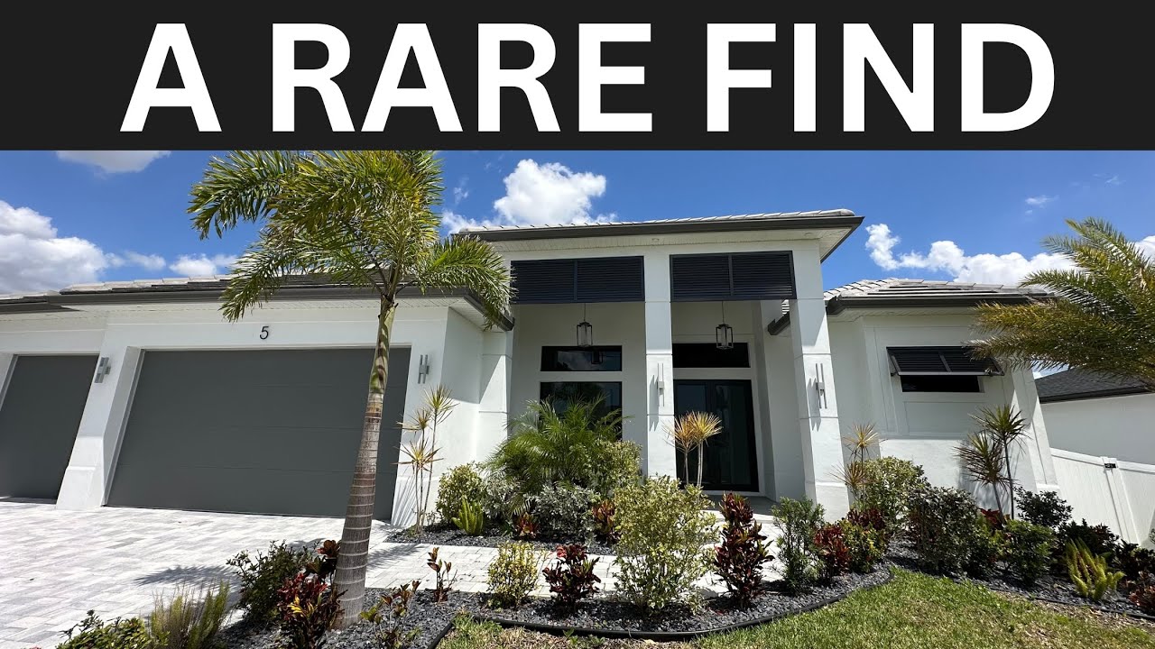 VERY RARE!!  4 BDRM 4 BATH  Pool Home for sale in Cape Coral Florida with an  AMAZING  Kitchen