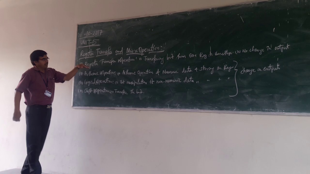 DLD UNIT 5 TOPIC 13 Register Transfer and Micro Operation