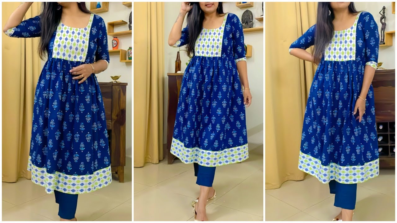 Designer Kurti full stitching tutorial (step by step)