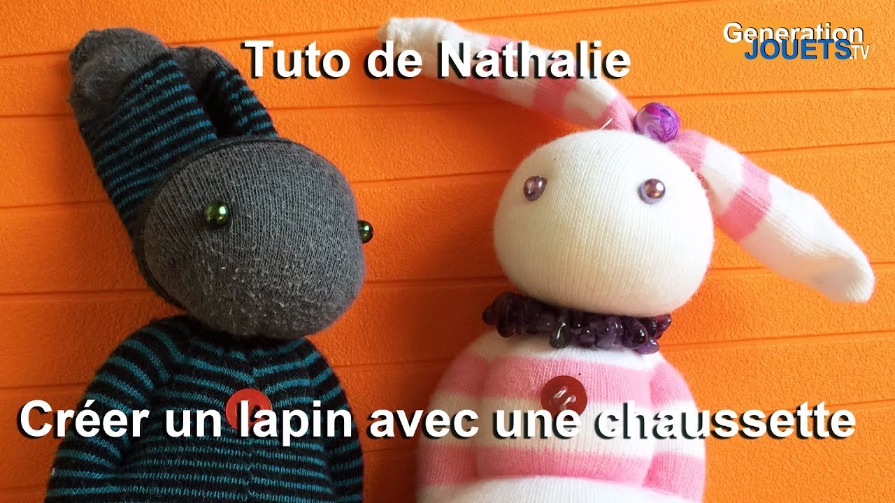 Tuto couture créer un lapin en recyclant une chaussette