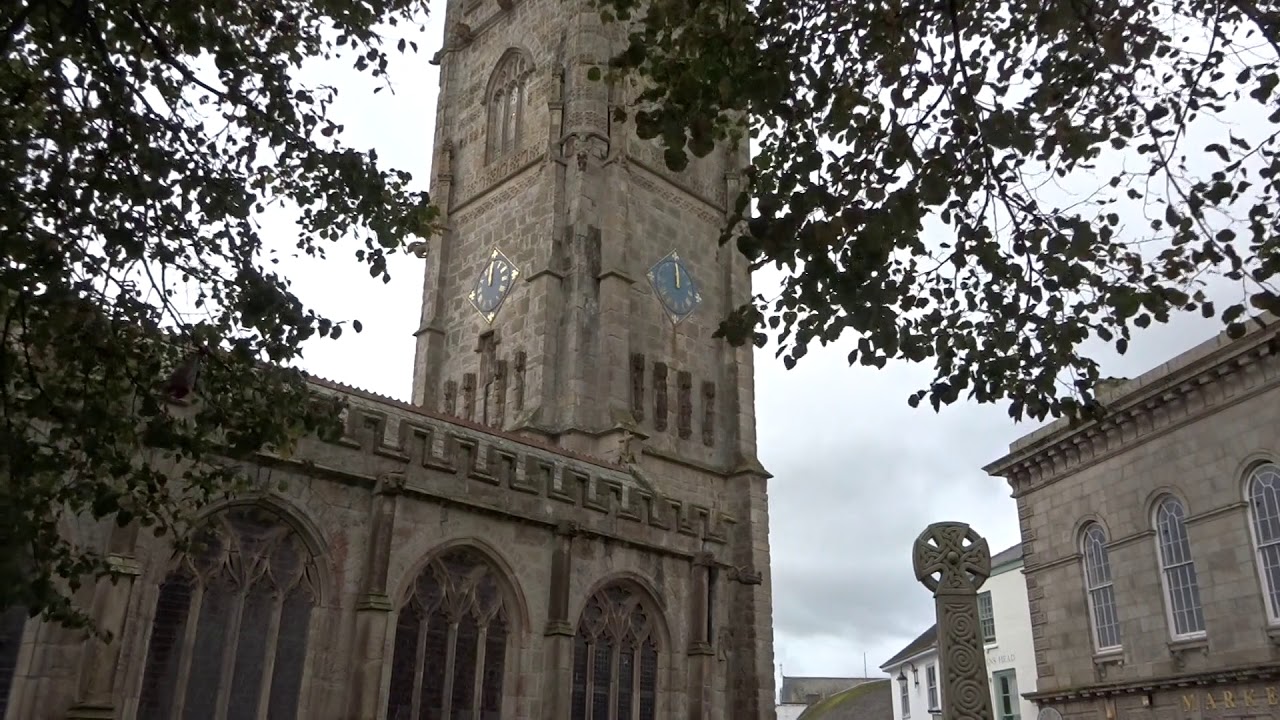 Holy Trinity St Austell Church Clock Chimes - 12 o'clock (10 October 2019)