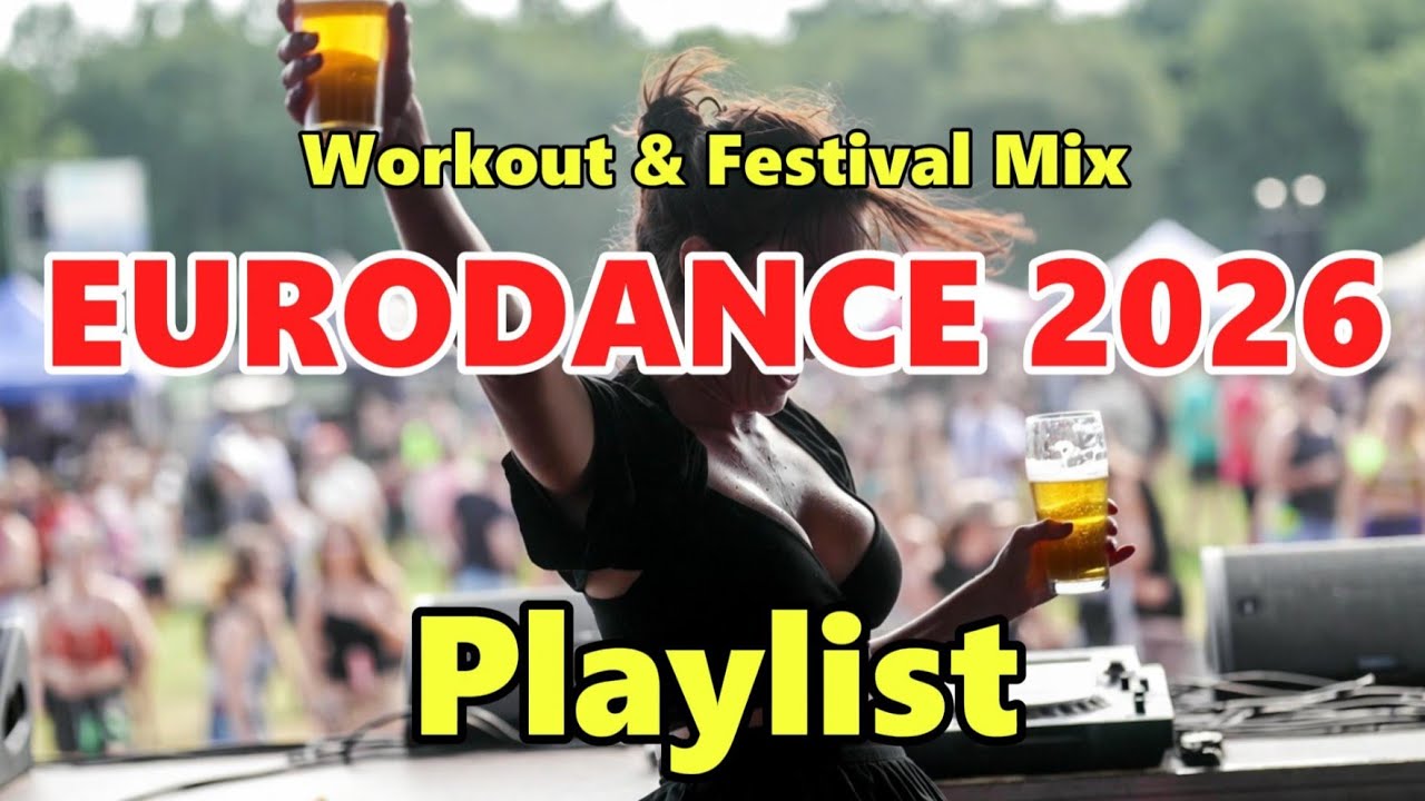 🎧Playlist l ⚡️Eurodance 2026 🔥 Hard Bounce Workout & Festival Mix | High Energy Gym Music