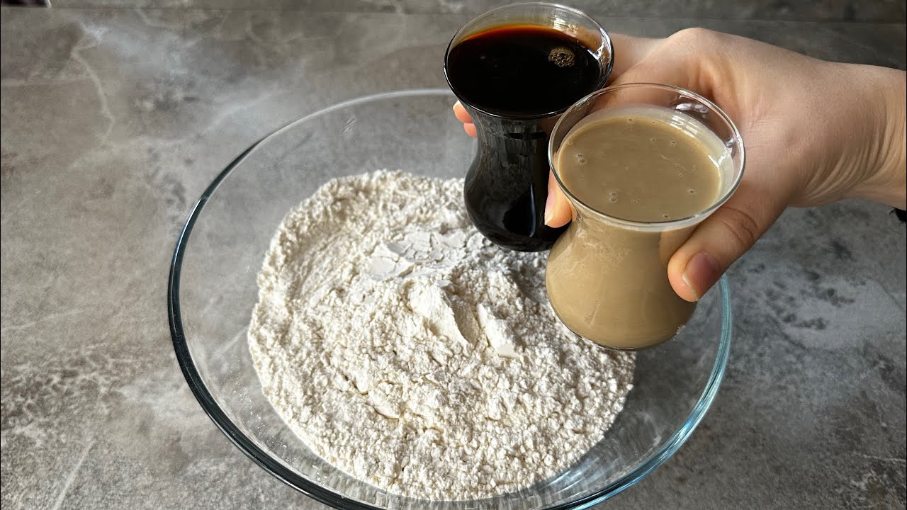✅Добавьте в муку патоку и тахини❗. Вы не поверите результату 👌Даже я этого не ожидала.😱