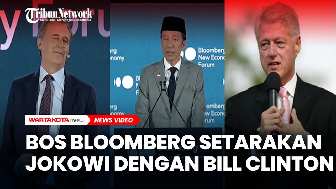 Bos Bloomberg Setarakan Jokowi dengan Bill Clinton