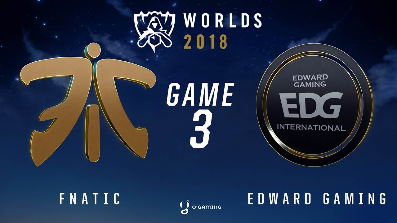 Worlds 2018 - 1/4 - FNC vs EDG - Game 3