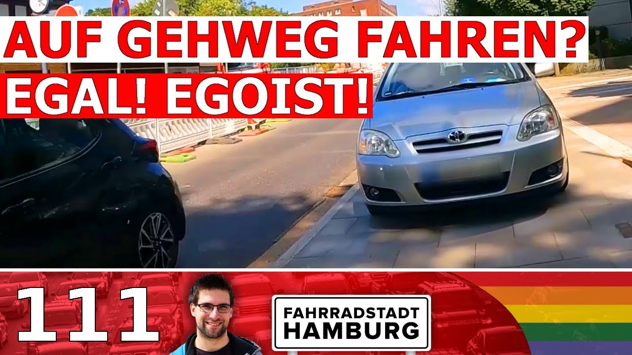 Radfahren in Hamburg (Teil 111) | Fahrrad Dashcam Hamburg
