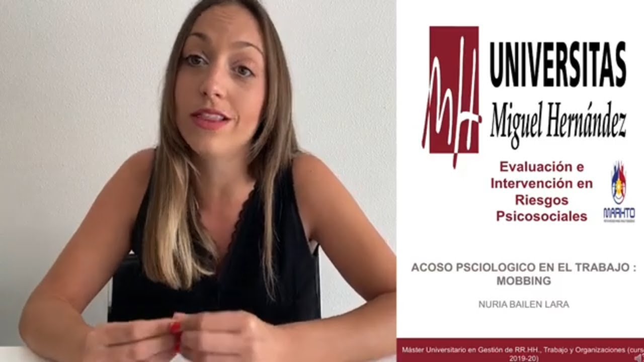 Acoso psicológico en el trabajo: mobbing