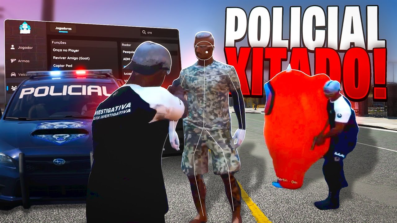 NOS INFILTRAMOS NA POL&Iacute;CIA COM SHARK MENU! NA CIDADE COM O MELHOR 
