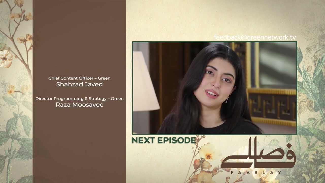 Faaslay Episode 49 Teaser | Ali Ansari | Saboor Aly | Green  Entertainment
