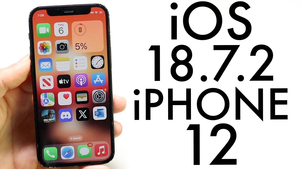 iOS 18.7.2 на iPhone 12! (Обзор)