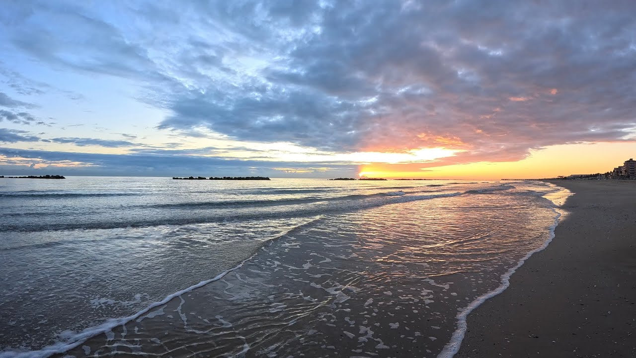 Contrasted Mediterranean Sunrise 4K | Real-Time One-Take (no loops)
