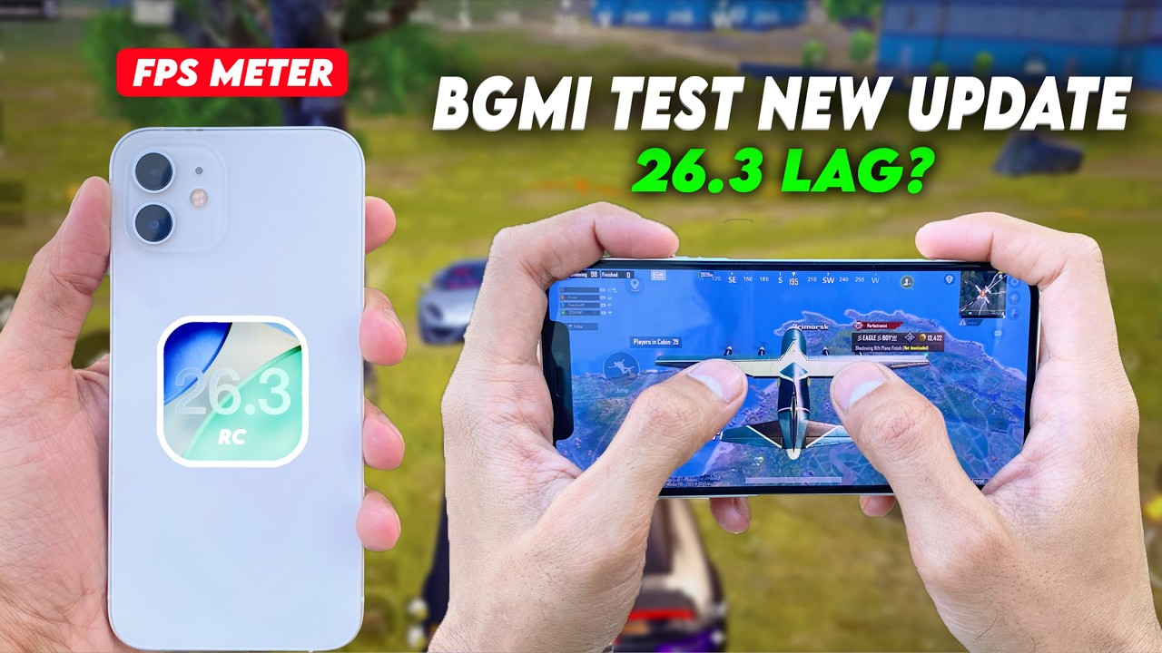 I Tested iOS 26.3 RC Performance — Results Will Shock You | bgmi test with fps meter lag fix?