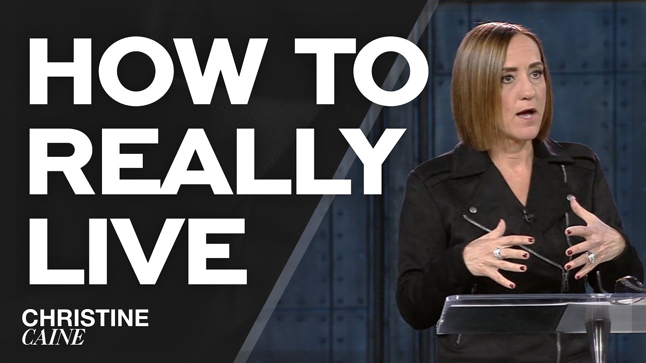 Truly Living | Live Your Real Life, Not a Virtual One | Christine Caine Sermon