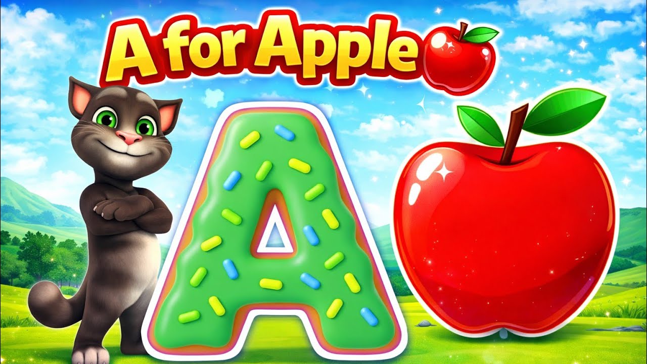 A for Apple 🍎 | अ से अनार | ABC Phonics Song | Nursery Rhymes for Kids 2026  | #kids #kidslearning 