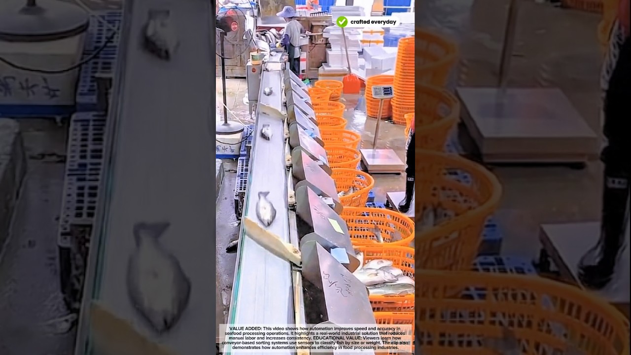 Automated Fish Sorting Machine Boosts Seafood Processing Efficiency