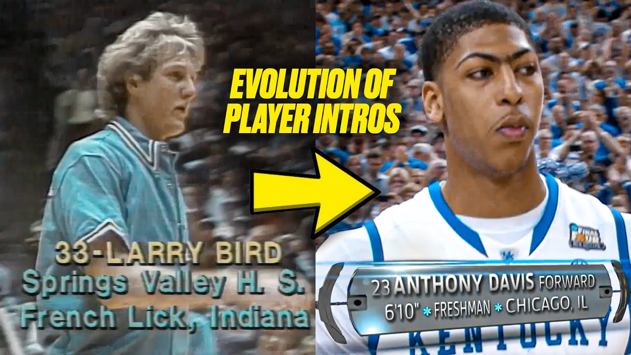 Starting lineup intros from EVERY March Madness title game since 1979
