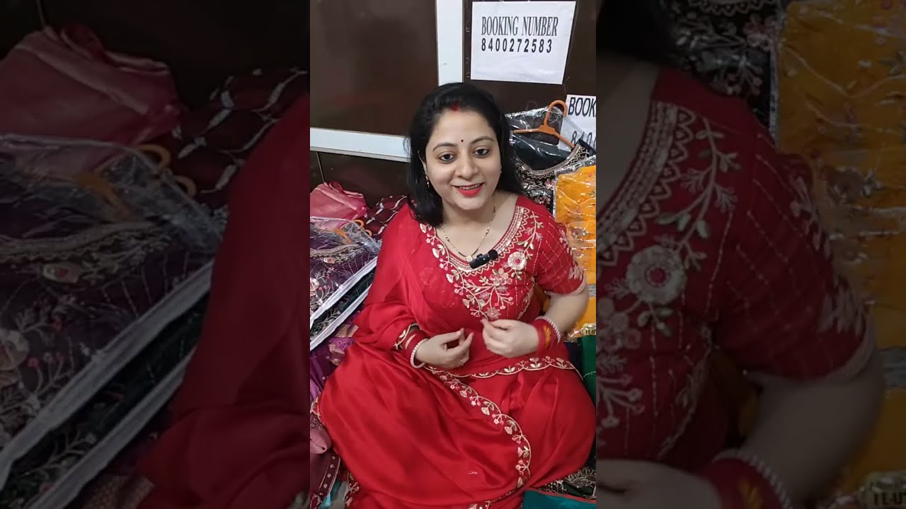 👉🏻Stitched Blouse Saree/Fandy/Jimmy Choo Saree Collection🥰Live Booking gift🤩COD available😍Shipping🆓