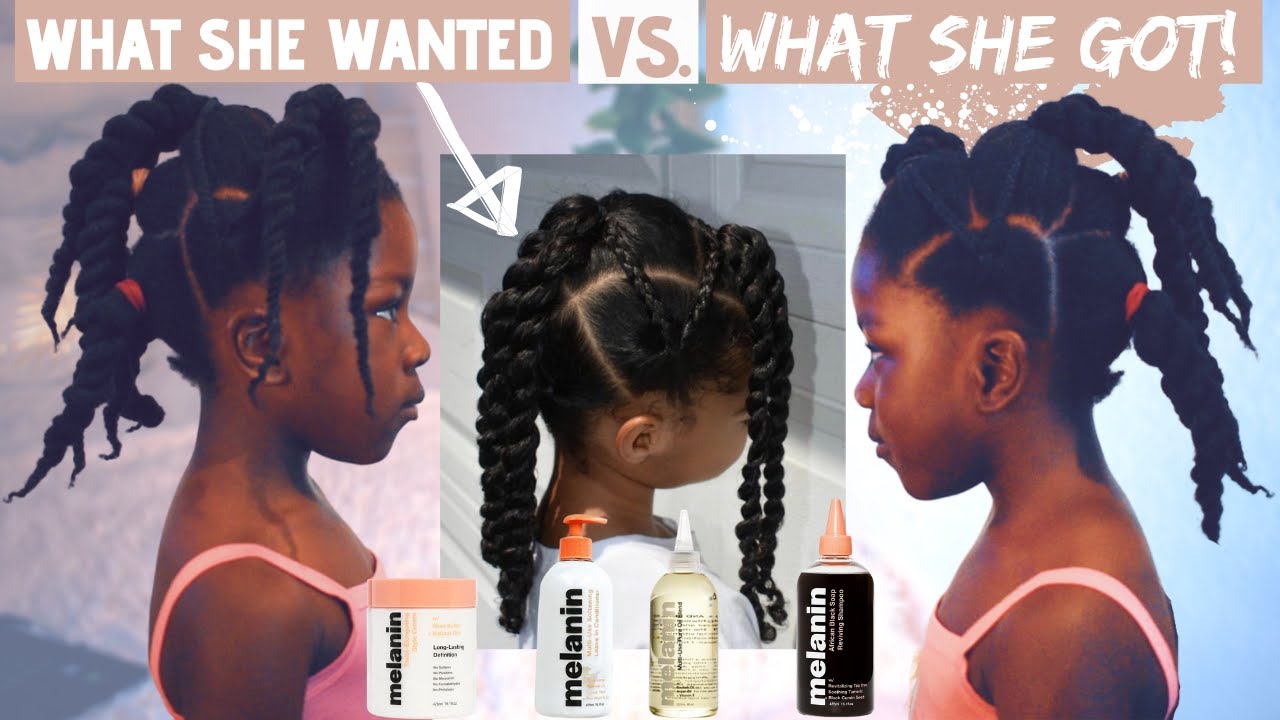 MY DAUGHTERS WASH DAY & STYLING FT. MELANIN HAIRCARE PRODUCTS | NOT WHAT I EXPECTED | Obaa Yaa Jones