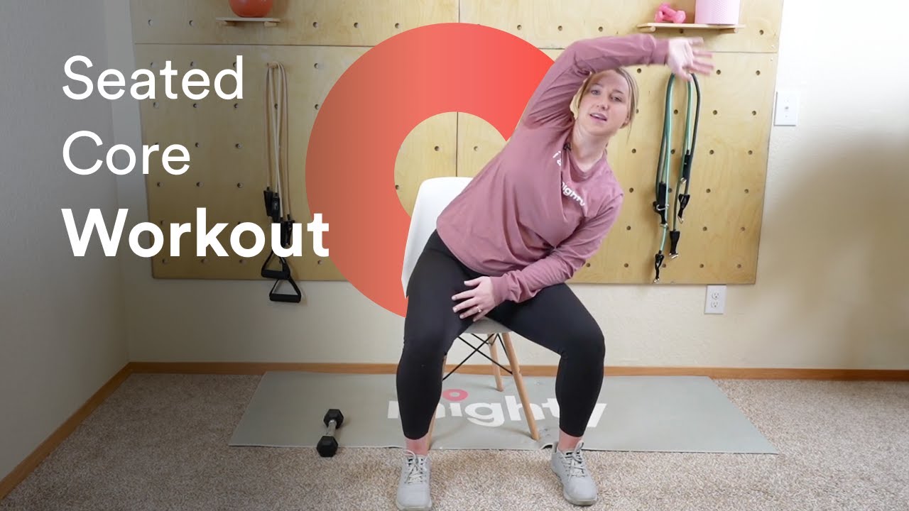Chair Core for Improved Balance and Mobility - Beginner and Senior Friendly Chair Workout