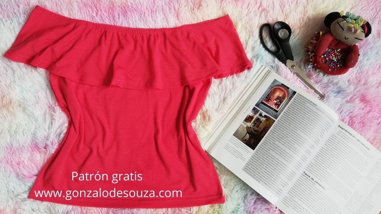 Blusa Campesina - Patrón, escalado, corte y confección paso a paso