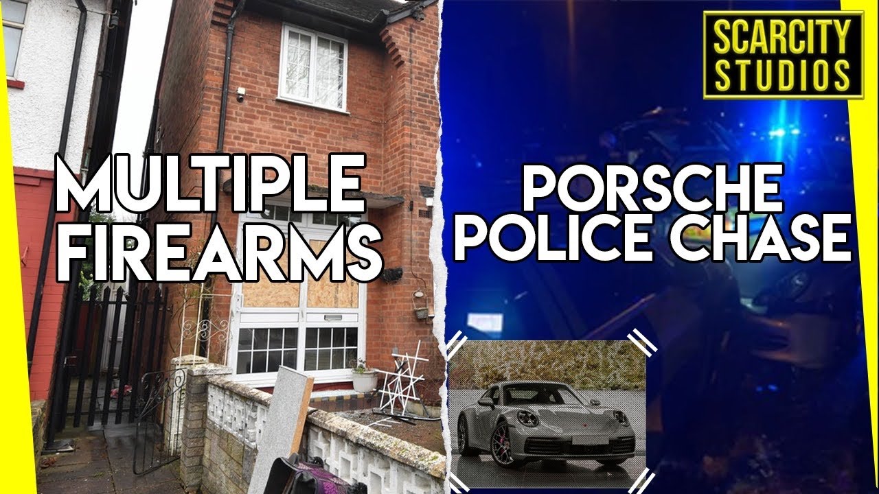 Home Sh&bull;t Up By Gang With 3 Guns & Stolen Porsche 911 Police Chase (Birmingham)