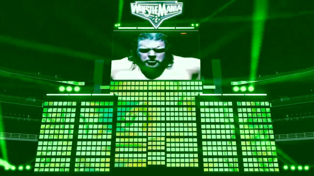 Bull Unit WWE Stages ~ John Cena vs  Triple H Wrestlemaina 22 Entrances !!!