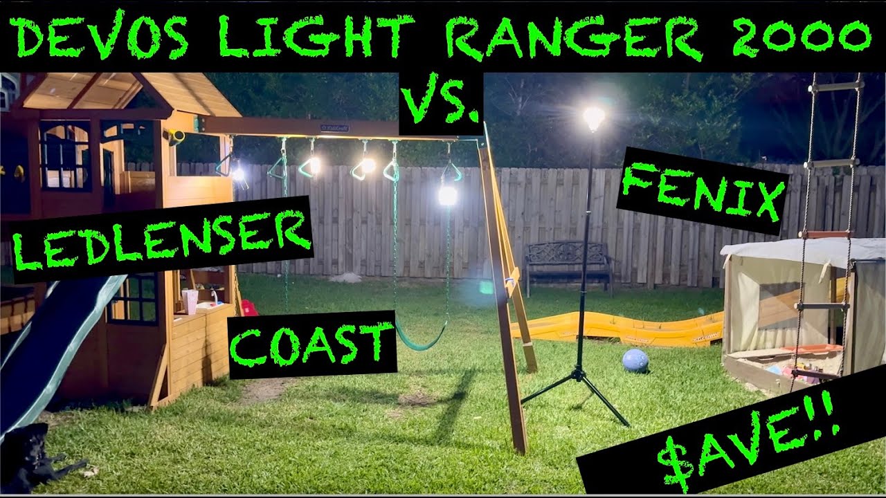 RICK'S RAW REVIEW - NEW Devos Lightranger 2000 Telescoping Camp Lantern vs FENIX | LEDLENSER | COAST